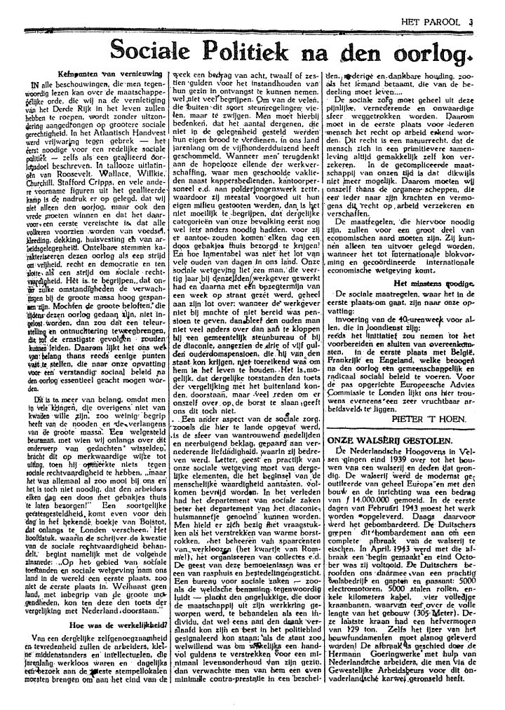 Het Parool; 10 januari 1944; blz. 3; 