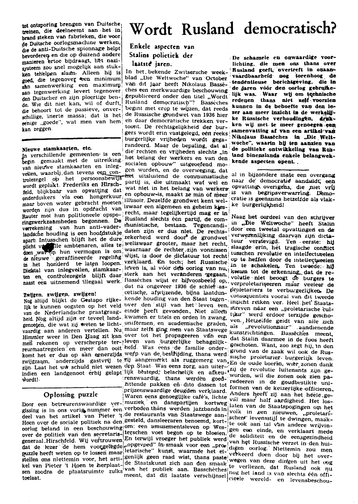 Het Parool; 5 februari 1944; blz. 5; 